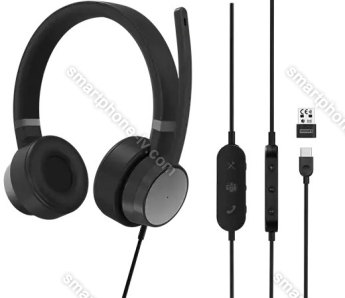 Lenovo Go wired ANC headset Thunder Black