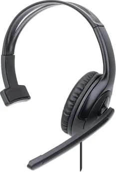 Manhattan Mono Over-Ear USB headset