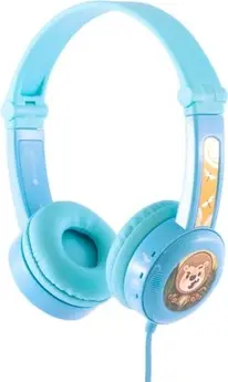 onanoff BuddyPhones travel blue