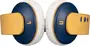 JVC Tinyphones HA-KD10W yellow/blue