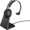 Jabra Evolve2 65 - USB-C MS Mono with Charging Stand black