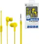 LogiLink stereo in-ear headset yellow