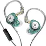 KZ EDX Pro with microphone cyan