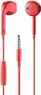 MusicSound colour Capsule 3.5mm jack red