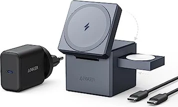 Anker 3-в-1 Cube с MagSafe black