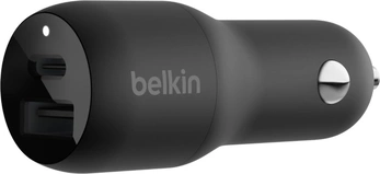Belkin BoostCharge зарядка в машину с 2 разъемами and PPS 37W black