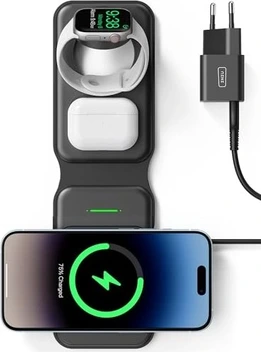 INIU I222 3-в-1 беспроводная Ladepad and pedestal black