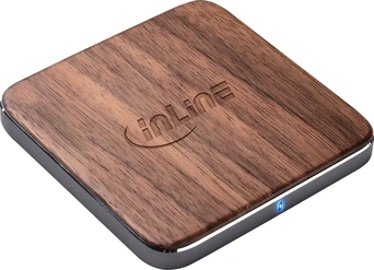 InLine Qi Woodcharge without branding brown