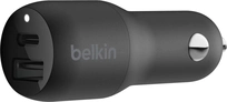 Belkin BoostCharge 32W USB-C PD + USB-A зарядка в машину с USB-C/Lightning cable black