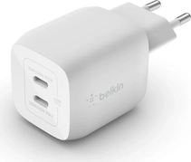 Belkin BoostCharge Pro USB-C-GaN charger с 2 разъемами and PPS (45W) white