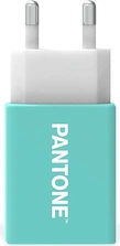 Celly Pantone wall Charger USB white/light blue