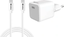 Sandberg USB-C 20W Charger EU + USB-C cable white