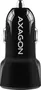 AXAGON PWC-QC5 QC3.0 + 2.4A автомобильное зарядное устройство black