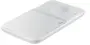 Samsung wireless Charger Duo with travel adapter white