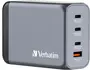 Verbatim 240W GaN charger with 4 connectors grey
