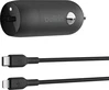 Belkin BoostCharge 30W USB-C зарядка в машину с USB-C/Lightning cable black