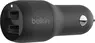 Belkin BoostCharge Dual USB-A автомобильное зарядное устройство 24W black