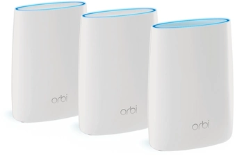 Netgear Orbi RBK53S, inkl. Netgear Armor, Router und 2x Repeater Set, 3er-Bundle