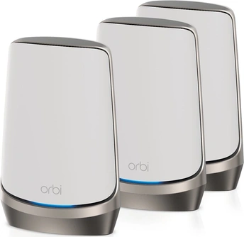 Netgear Orbi Wi-Fi 6E, 960 Serie RBKE963, AXE11000, Router und 2x Repeater Set, 3er-Bundle