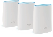 Netgear Orbi RBK53S, inkl. Netgear Armor, Router und 2x Repeater Set, 3er-Bundle