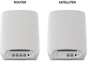Netgear Orbi Wi-Fi 6, 760 Serie RBK762S, AX5400, Router und Repeater Set, 2er-Bundle
