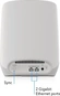 Netgear Orbi Wi-Fi 6, 760 Serie RBK762S, AX5400, Router und Repeater Set, 2er-Bundle