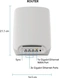 Netgear Orbi Wi-Fi 6, 760 Serie RBK763S, AX5400, Router und 2x Repeater Set, 3er-Bundle